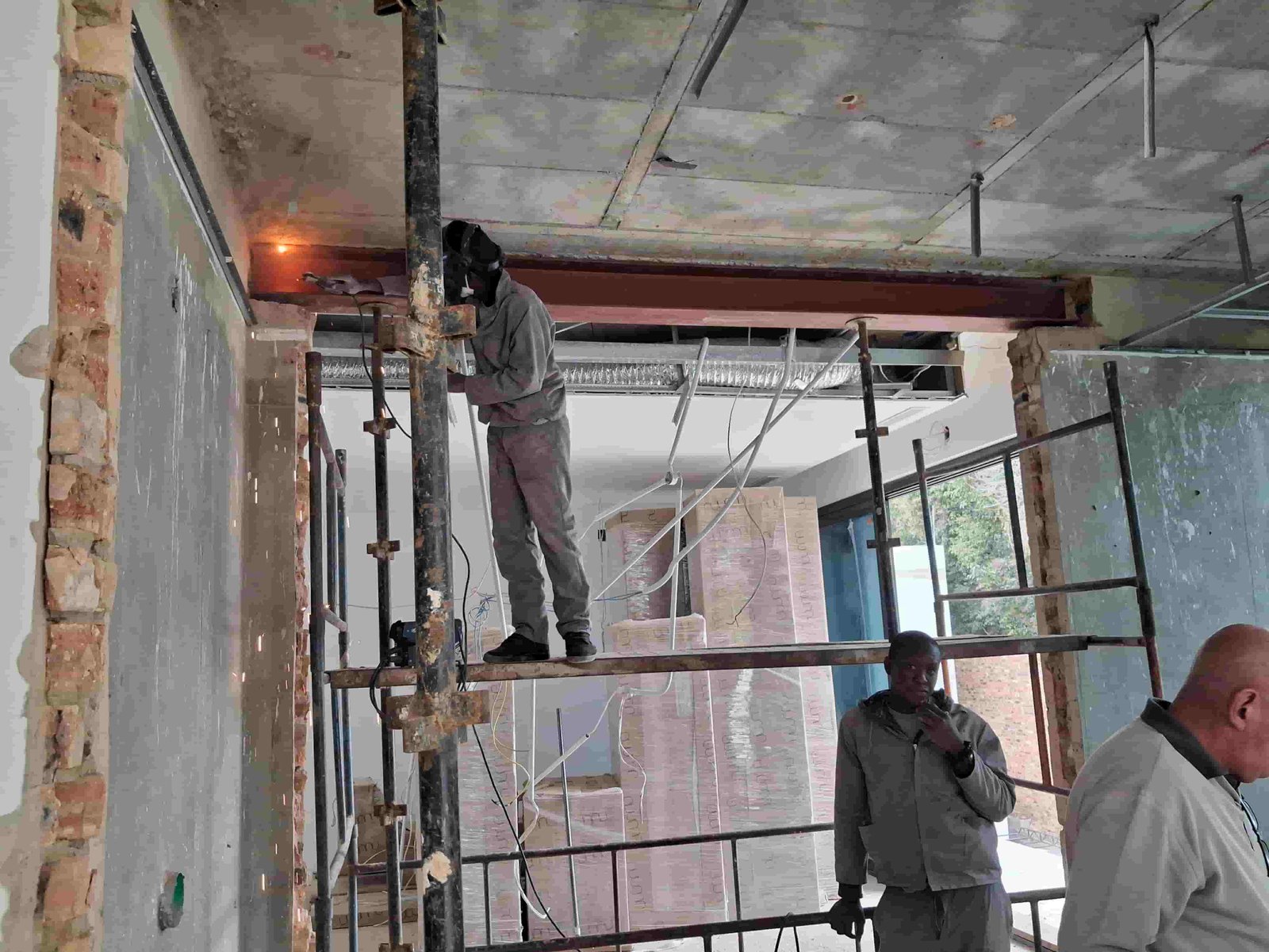 Sandhurst Mansion Construction Welding Steel Frames SIKHA Construction & Quantity Surveyors